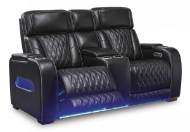 Picture of Boyington Black Leather Power Loveseat