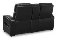 Picture of Boyington Black Leather Power Loveseat