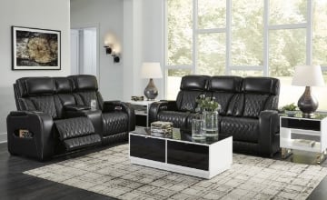 Picture of Boyington 2-Piece Leather Power Living Room Set