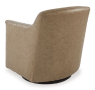 Picture of Bradney Leather Swivel Accent Chair