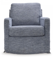 Picture of Nenana Denim Swivel Glider Accent Chair