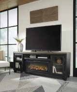 Picture of Foyland 83" TV Stand With Fireplace