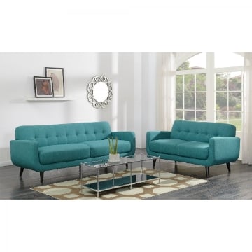 Picture of Hadley Teal 2-Piece Living Room Set