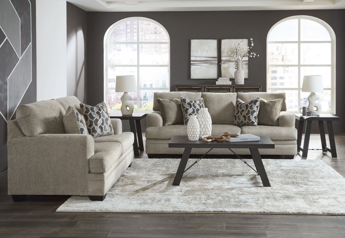 Stonemeade Taupe 2-Piece Living Room Set