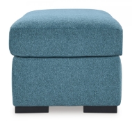 Picture of Keerwick Teal Ottoman