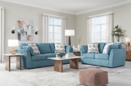 Picture of Keerwick Teal 2-Piece Living Room Set