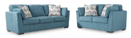 Picture of Keerwick Teal 2-Piece Living Room Set