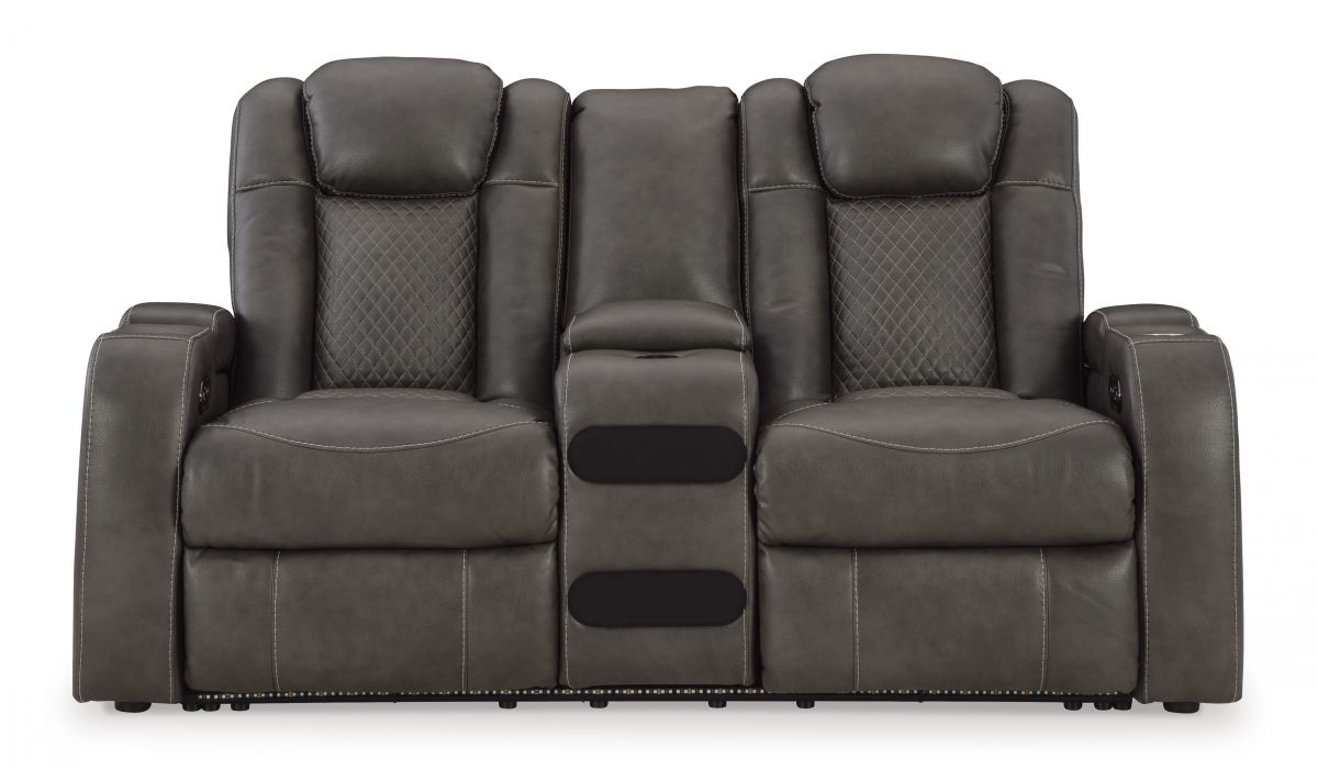 Fyne-Dyme Shadow Power Reclining Loveseat