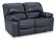 Picture of Leesworth Ocean Leather Power Reclining Loveseat