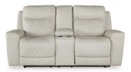 Picture of Mindanao Leather Power Reclining Loveseat