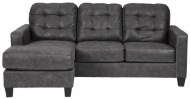 Picture of Venaldi Gunmetal Sofa Chaise Queen Sleeper