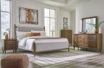 Picture of Lyncott 6-Piece King Upholstered Bedroom Set