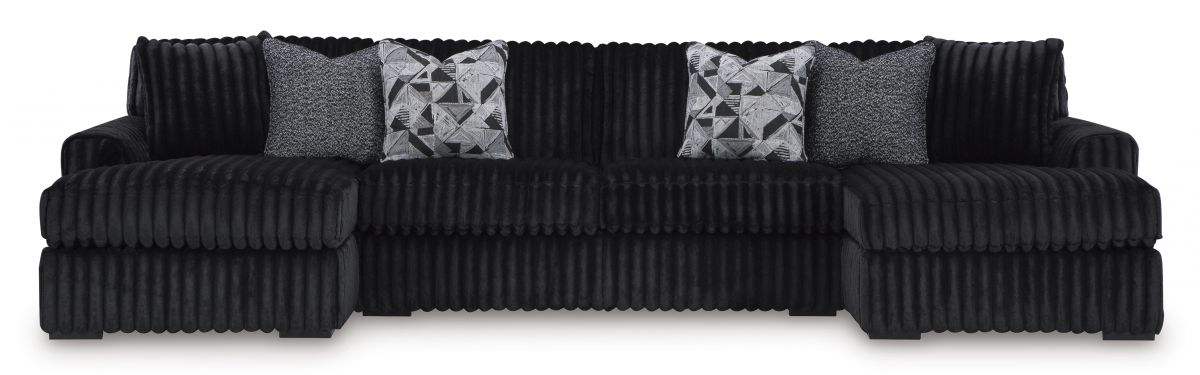 Midnight Onyx 3-Piece Sectional