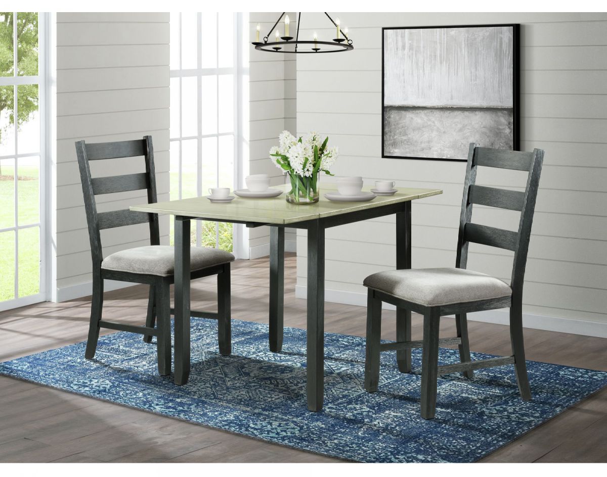 Martin Black 3-Piece Dining Room Set
