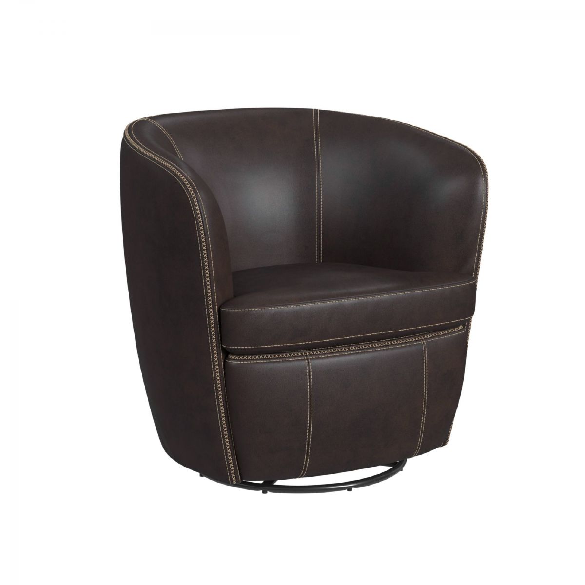 Vito Brown Swivel Chair