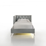 Picture of Amberley Twin Upholstered Corner Bed with LED and USB