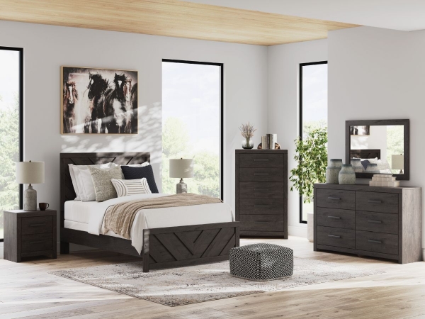 Picture of Prendonea 6-Piece Full Panel Bedroom Set
