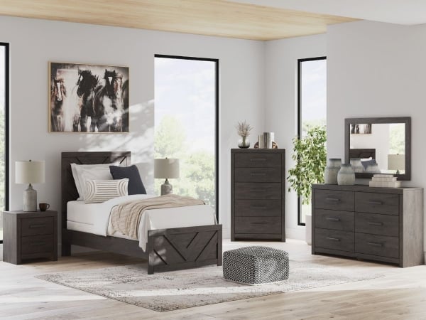 Picture of Prendonea 6-Piece Youth Panel Bedroom Set