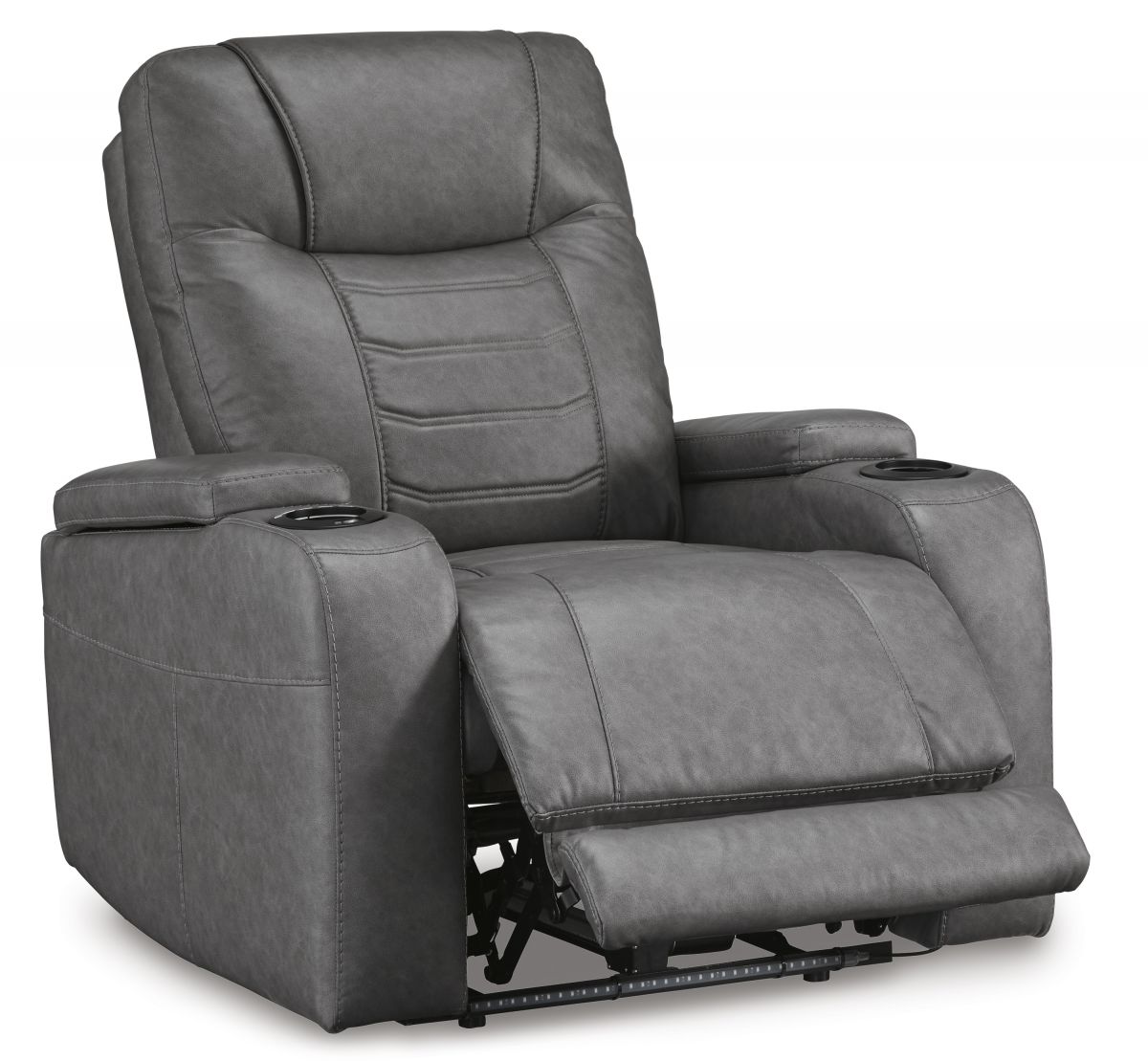 Schooner Rocks Slate Power Recliner - Recliners | Furniture Deals Online