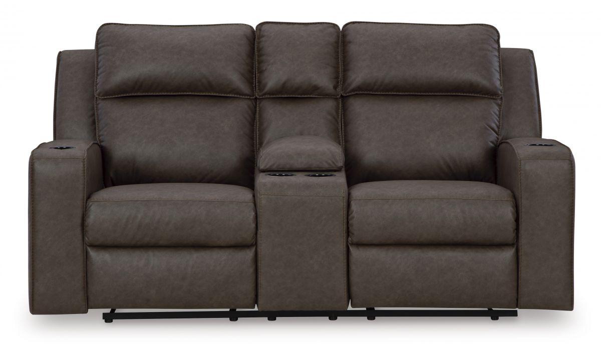 Lavenhorne Umber Reclining Loveseat