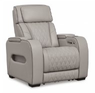 Picture of Boyington Gray Leather Power Recliner