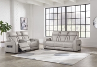 Picture of Boyington Gray 2-Piece Leather Power Living Room Set