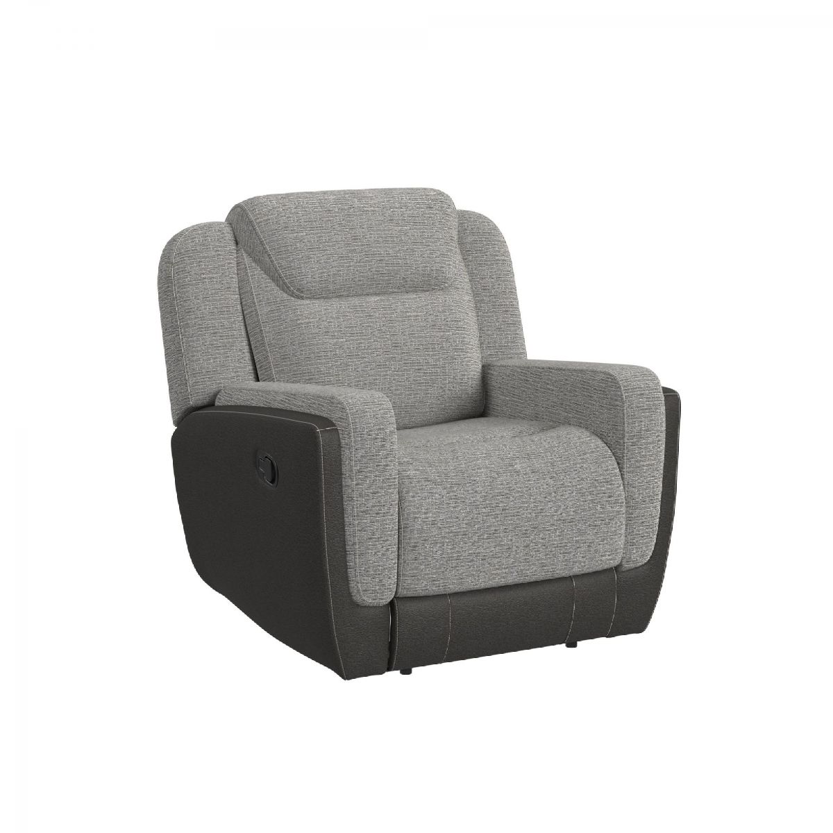 Hornet Gray Glider Recliner
