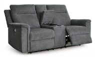 Picture of Barnsana Gravel Power Reclining Loveseat