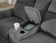 Picture of Barnsana Gravel Power Reclining Loveseat