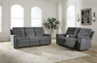 Picture of Barnsana Gravel 2-Piece Power Living Room Set