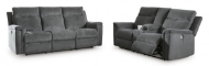 Picture of Barnsana Gravel 2-Piece Power Living Room Set