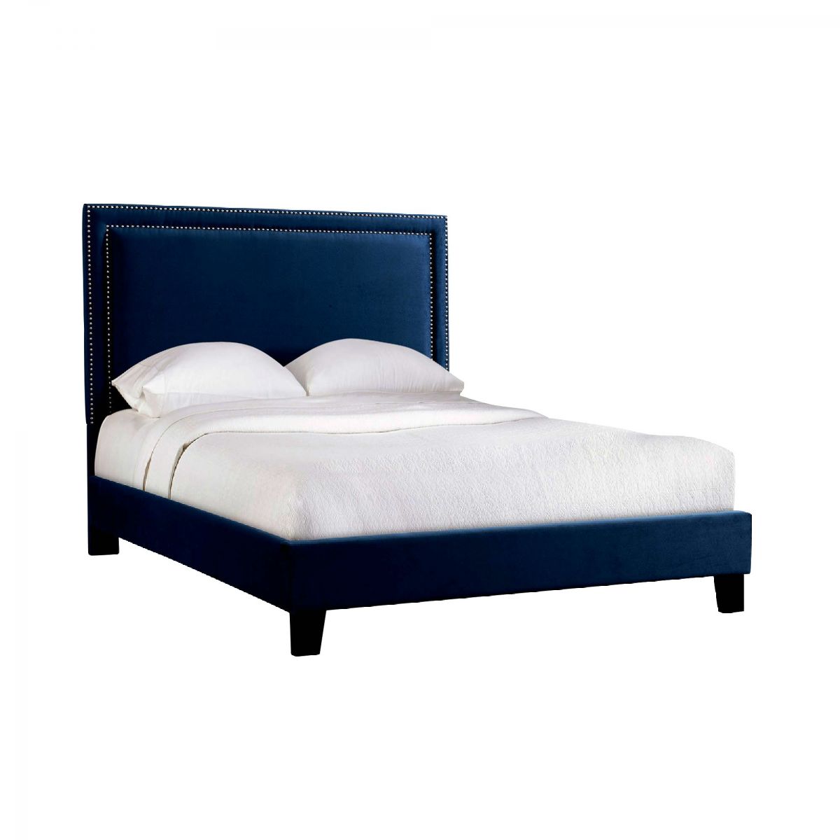 Ericson Navy Queen Upholstered Bed