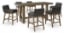 Picture of Cabalynn 7-Piece Counter Dining Room Set