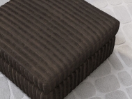 Picture of Midnight Chocolate Oversized Accent Ottoman