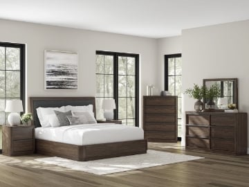 Picture of Kendamor 6-Piece King Upholstered Bedroom Set