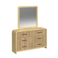Picture of Ridgemont Natural Dresser & Mirror