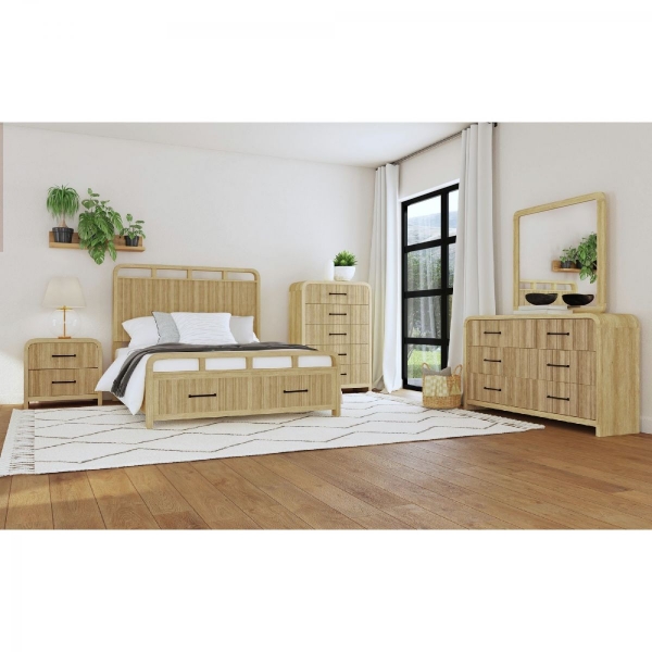 Picture of Ridgemont Natural 6-Piece Queen Storage Bedroom Set