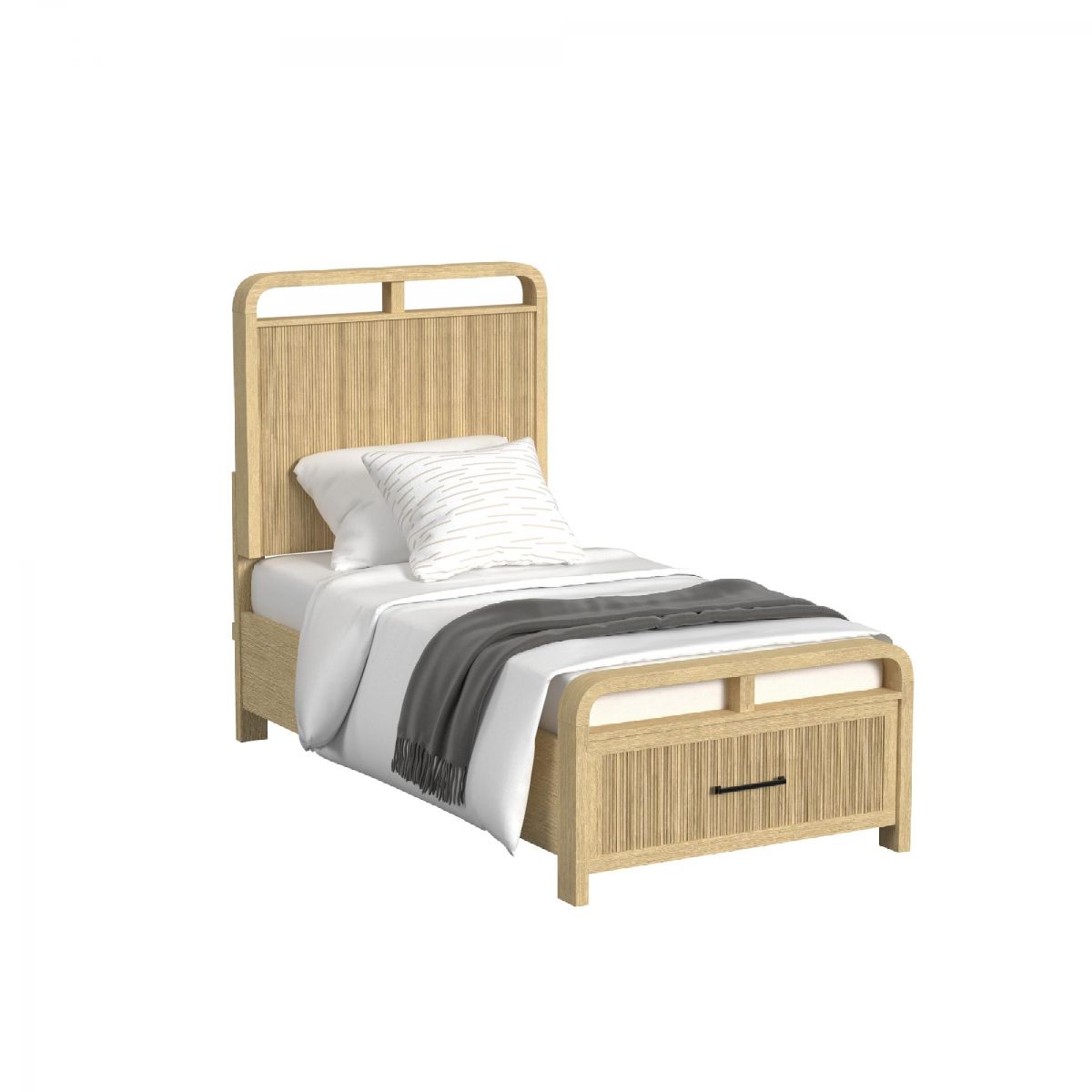 Ridgemont Natural Twin Storage Bed