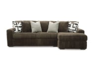 Picture of Midnight Chocolate 2-Piece Right Arm Facing Sectional