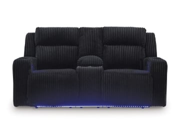 Picture of TwinBrooke Black Power Reclining Loveseat