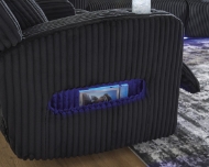 Picture of TwinBrooke Black Power Reclining Loveseat