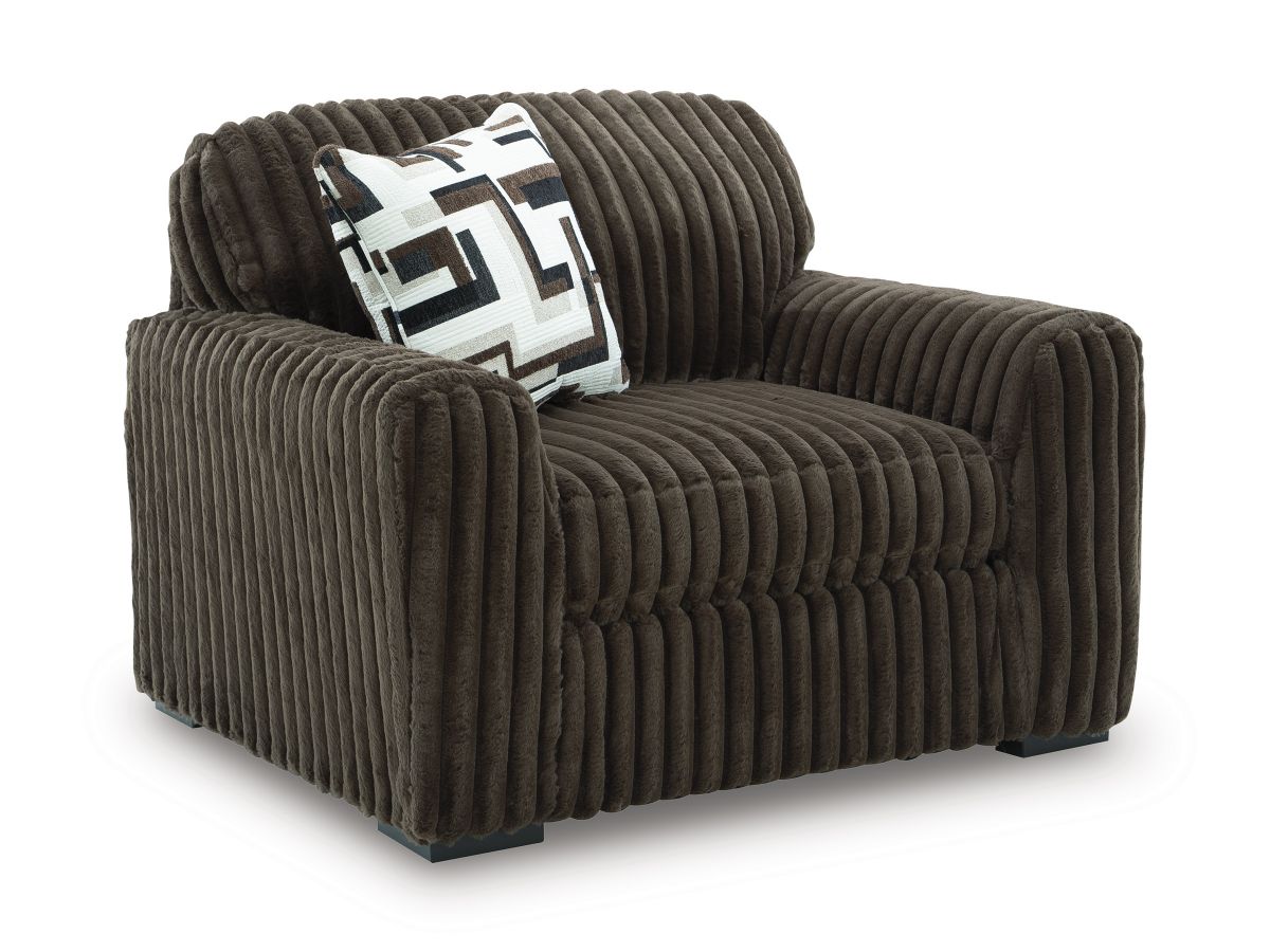 Midnight Chocolate Chair & 1/2