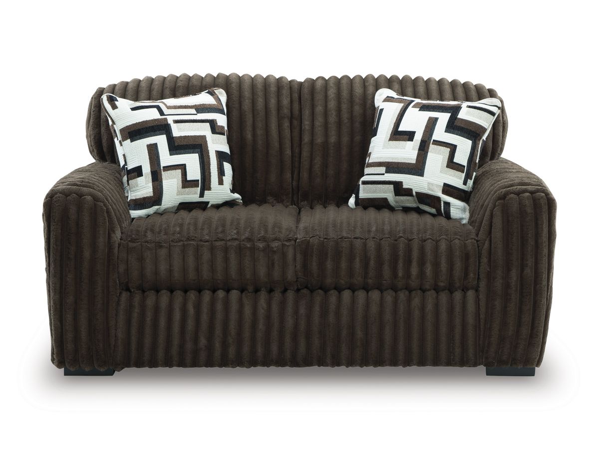 Midnight Chocolate Loveseat