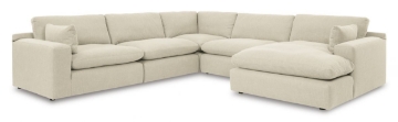 Picture of Elyza Linen 5-Piece Right Arm Facing Sectonal