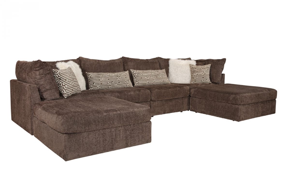 Tess Chocolate Sectional