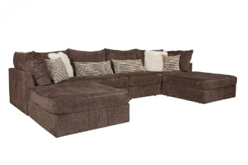 Picture of Tess Chocolate 6-Piece Sectional