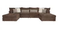 Picture of Tess Chocolate 6-Piece Sectional