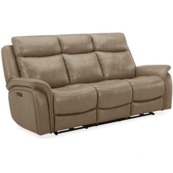 Picture of Grant Sand Leather Power Sofa
