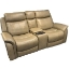 Picture of Grant Sand Leather Power Loveseat
