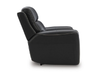Picture of Bailey Onyx Leather Power Recliner